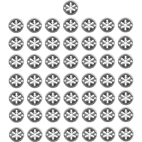 50 rondelles étoiles de blocage métalliques de 30 mm, clips de fixation pour écran d'échappement, clips de fixation pour écran thermique, N90335004 (1/5)