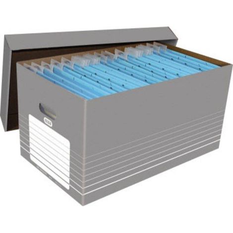 Cartone per spedizioni Elba 100333273 370 mm x 322 mm x 622 mm Cartone ondulato Grigio, Bianco 1 pz.