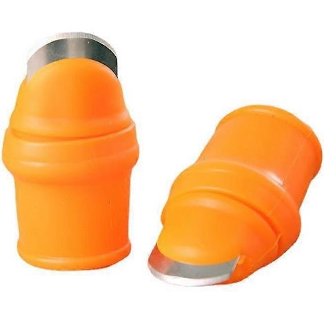 Coupe-pouce, lot de 5 couteaux de jardin en silicone, idéal pour la cueillette et le jardinage, résistant à la rouille, pour le jardinage et la récolte. (1/5)