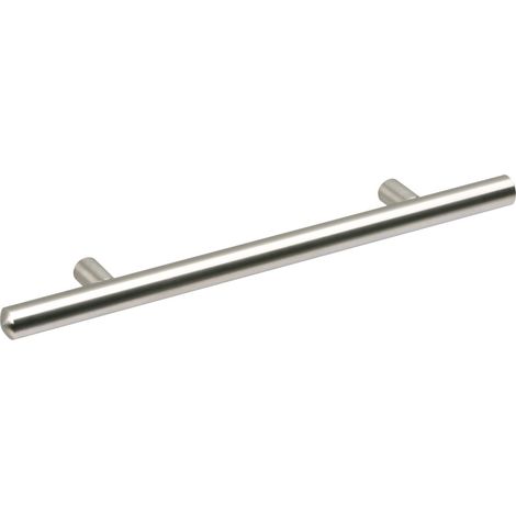 Meister 161171 - Maniglia per armadi in acciaio Inox Lunghezza:  220 mm (LA 160 mm)
