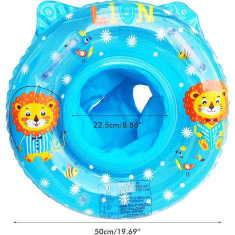Bouée gonflable pour bébé avec siège flottant et poignées - Accessoires de piscine pour bébé (1/5)