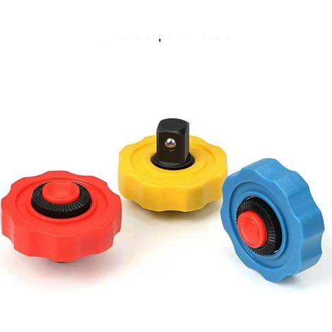 Mini Clé à Cliquet 1/4'' - 3/8'' - 1/2'', 3 Pièces Clé à Cliquet à Doigt Mini Tournevis Paume Cliquet, Petit Cliquets à Doigt Finger Ratchet Wrench Pour Les Espaces Restreints (1/5)