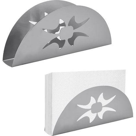 Set mit 2 Handtuchhaltern aus Edelstahl, hohlen Handtuchhaltern, Taschentuchhaltern für Zuhause