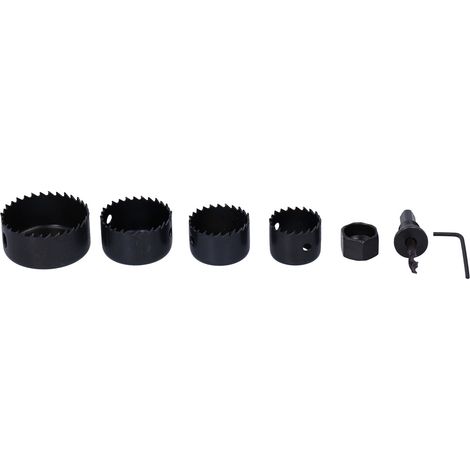 Ensemble de 6 forets cloches, alésoirs creux, outils d'ouverture de trous pour le travail du bois, 32-54 mm (1/5)