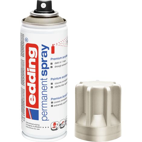 Bombe Peinture Aérosol Edding 5200 Or champagne Mat - Spray 200ml