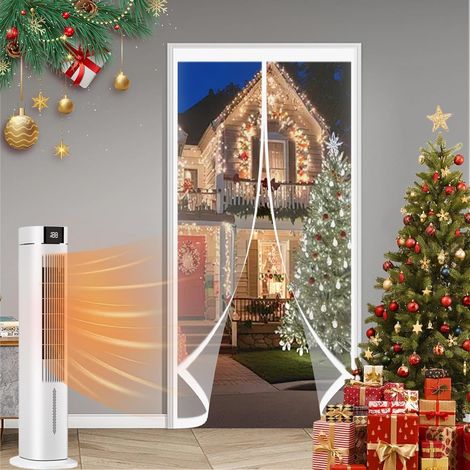 Rideau de Porte à Isolation Thermique 96 x 115 cm Anti Froid et (1/5)