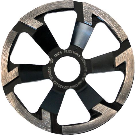 Disque diamant à surfacer pour ponçage - ONEFLEX125-28A Ø 125 mm alésage 23.5 - 28 mm. 6 segments - FLEX ELECTROPORT MACHINES ACC. FEMA