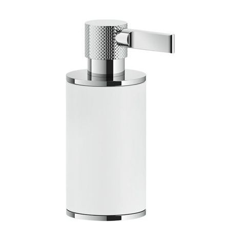 Gessi Inciso Standseifenspender, Behälter weiß matt, 58537031