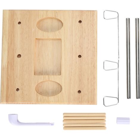 Reggispoletina Filo – Base in Legno di Pino Massiccio, Guida Liscia a Bassa Attrito – Design Compatto ed Elegante – Ideale per Macchine da Cucire e Ricamo Domestiche (1/5)