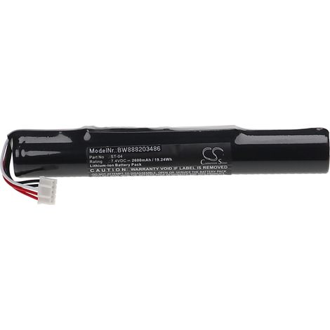 vhbw Battery compatible with Sony SRS-X55, SRS-X77 Loudspeaker (2600 mAh, 7.4 V, Li-Ion)