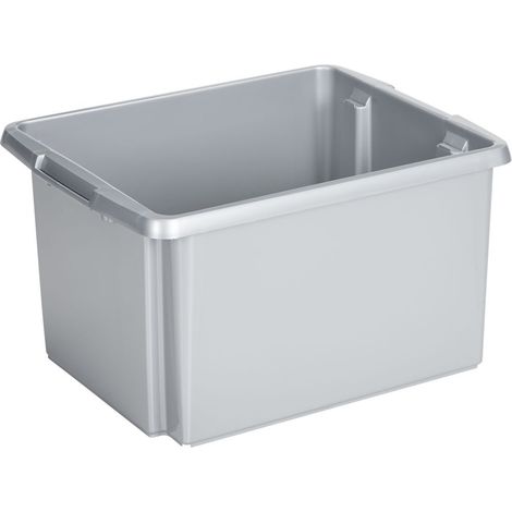 Sunware Drehstapel-Box Nesta 32 L silber 45,5 x 36 x 24 cm Boxen (1/2)