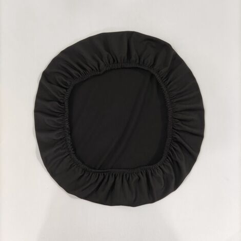 Stretch Office Covers Housse de siège Housse de Protection de Coussin de siège de Bureau pour Ordinateur, Convient aux coussins d'une taille de 40 à 50 cm et d'une épaisseur de 2 à 3 cm, Noire (1/5)