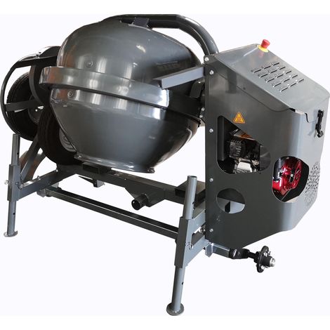 Bétonnière électrique professionnelle 320 litres – Moteur 2 CV – Capacité de malaxage 290 litres – Homologuée route 90 km/h