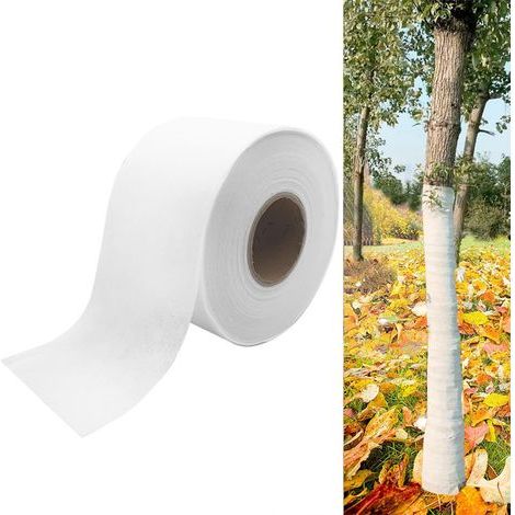 Protection Hivernale Arbre Non Tissé Robuste Enveloppe Isolante Anti-Gel pour Tronc Facile à Appliquer pour Entretien Jardin et Aménagement Paysager 60m8cm (1/5)