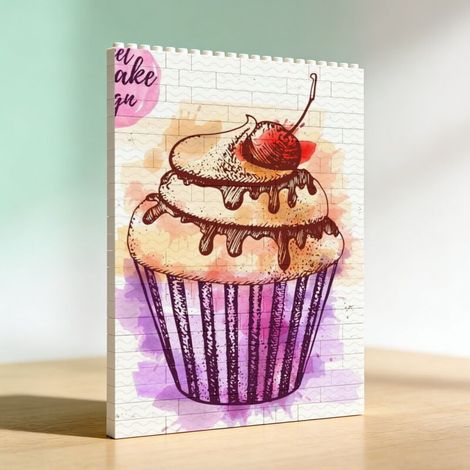 Cadre photo en blocs à faire soi‑même, cadeau pour adultes pour anniversaire (1/5)