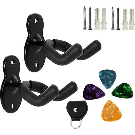 2 Supports Guitare Murale Antidérapants (1/4)