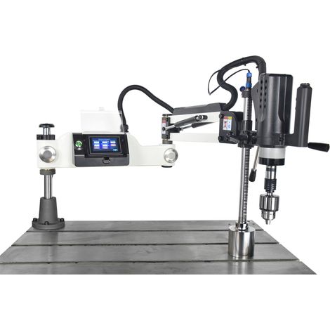 Bras de taraudage / perçage électrique ø 12 / M12 écran tactile servo 0,6 kW 230V portée effective 1100 mm + 6 douilles MW-Tech EDTA1211 (1/5)