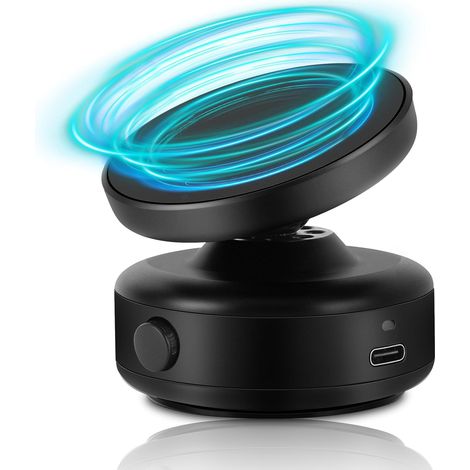 Porta Cellulare Auto Magnetico, Supporto Telefono Auto per , 360° Rotazione Porta ,Per auto, casa, palestra, per dispositivi da 4,7 a 7 pollici (nero)