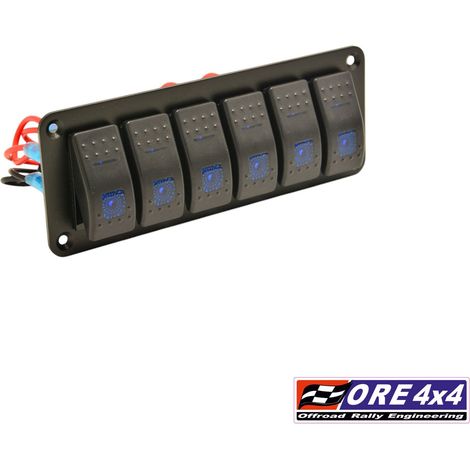 Carling 6x Schalterpanel für Zusatzbeleuchtung 12V (1/5)