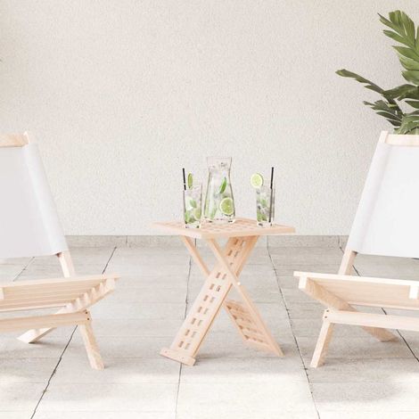Couchtisch Braun 33 x 33 x 40,5 cm Massivholz aus Walnuss