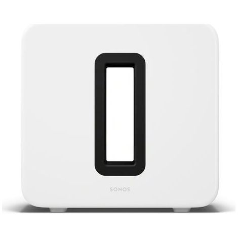 Enceinte connectée Sub 4 – Caisson de basses compact Wi-Fi – Sonos - Blanc (1/5)