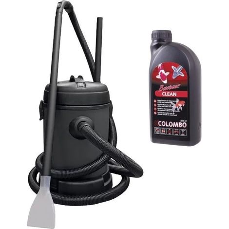 Pack Entretien Bassin : Aspirateur 1200W + Traitement Anti-Vase 1000ml (1/4)
