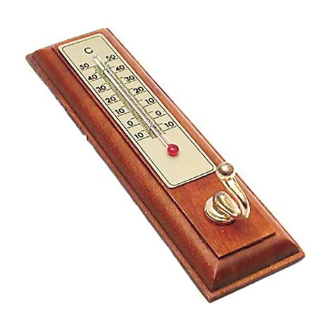 TERMOMETRO PRONTY - LEGNO -10/+50  °C CM 175X40- 2 pezzi