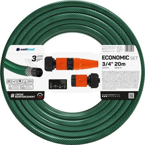 Set - Tubo rinforzato + raccordi da 3/4" 20M - C 10-102 (1/4)
