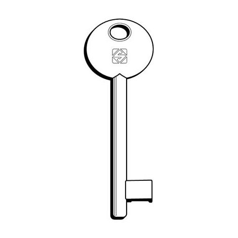 CHIAVE PATENT 6P1D SILCA - OTTONE NICHELATO- 5 pezzi