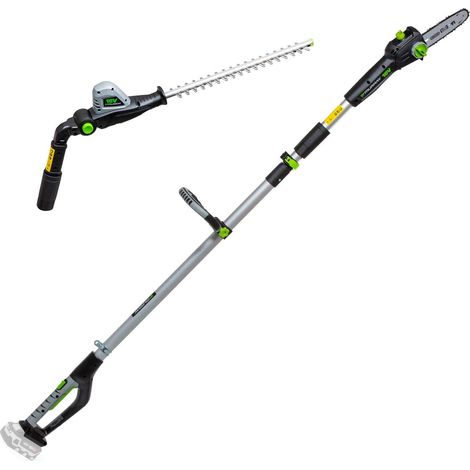 Murray 1697223 Potatore Telescopico a batteria da 18 V agli ioni di litio da 20 cm e tagliasiepi da 41 cm, solo corpo, tubo telescopico, senza batterie o caricatore, Console (1/4)
