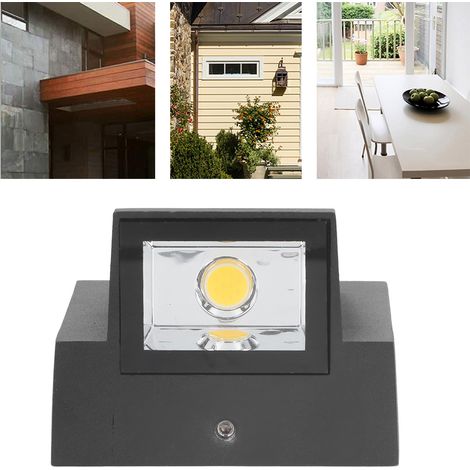 Applique murale LED décorative étanche IP67 90-265V pour extérieur, jardin et terrasse, lumière chaude (1/5)