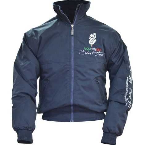 L, Bleu marine: Bombardier d'hiver de l'Adult Sport Team en tissu technique imperméable et respirant