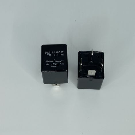 Relais 12V bis 5 broches HG 5136002, fabriqué bis Shanghai