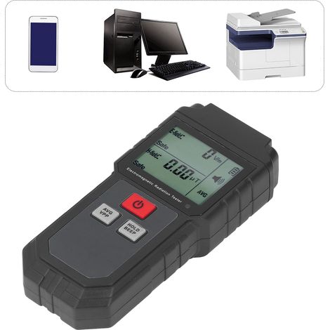 Détecteur de champ magnétique portable, testeur EMF pour usage extérieur, mesure des radiations électromagnétiques. (1/5)