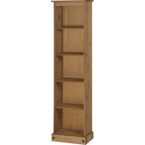 Corona Tall Narrow Bookcase
