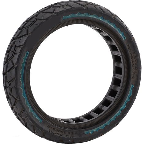 Pneu solide tout-terrain 8.5x2.0 50/75-6.1 – Caoutchouc creux anti-choc scooter électrique tubeless bleu, roue (1/5)