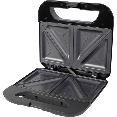 Silva Homeline ST 2000 Tostiera Custodia Cool-Touch, Rivestimento antiaderente, Spia luminosa Nero (1/5)