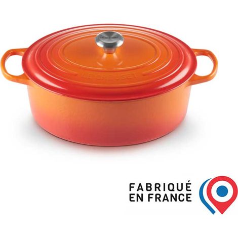 Le Creuset Cocotte ovalede ghisa, 40 cm, 13, 9 L, Tutte Las Fonti  Calore inclusa induzione, Vulcanica, 21178400902430 (1/5)