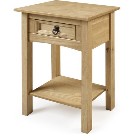 Corona 1 Drawer Console Table (1/4)
