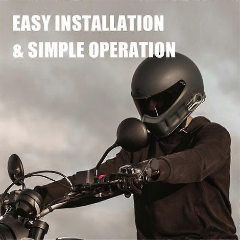 Intercom BT5.0 pour casque moto étanche demi-casque, idéal pour la conduite en extérieur. (1/5)