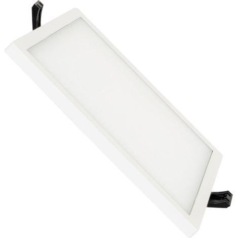LED Einbaustrahler flach 16W Eckig High Lumen Ausschnitt Ø135 mm LIFUD 4000K Neutralweiß (1/5)