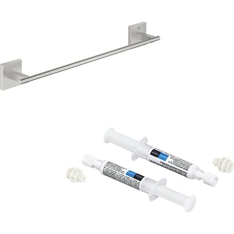 Las ventajas de Grohe Start Cube 45 cm Supersteel Grohe Start Roofer &43 Grohe QuickGlue A2 para acceder con dos mazos de fijación: fácil de escalar Producto resistente y sólido fijaciones oc (1/2)