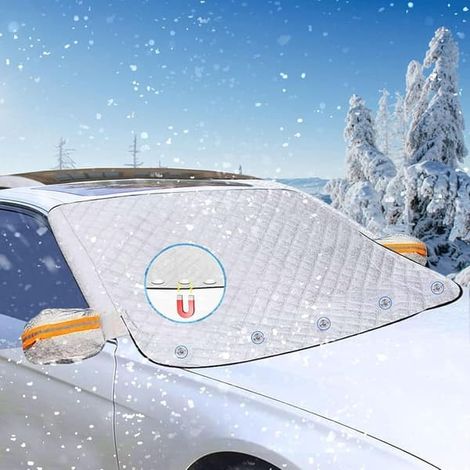 Protection pare-brise, protection contre le gel, pare-brise, protection solaire, pare-brise d'été et d'hiver (1/5)