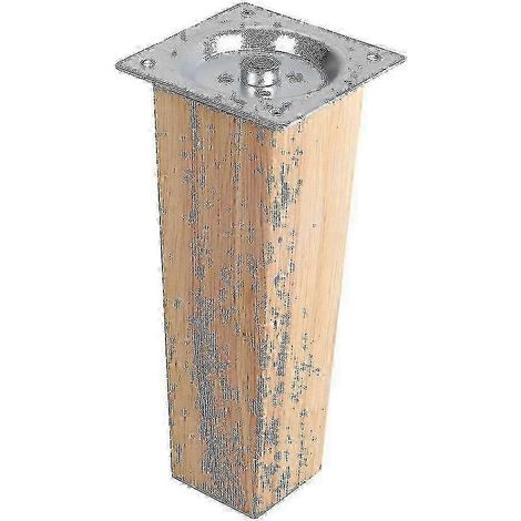 Pieds carrés en chêne de 416 cm, adaptés aux ensembles de meubles en bois. (1/5)