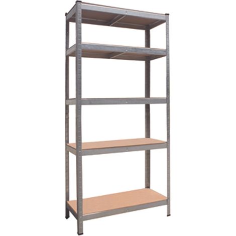 SCAFFALE IN KIT 5 RIPIANI IN LEGNO 5 ripiani cm.90x40x180h. ALTE