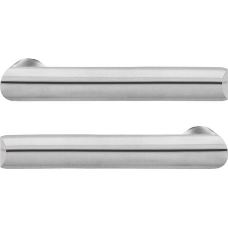 KARCHER DESIGN ER55 0DS Griffpaar Paris ohne Griffrosette, inkl. Stift in Edelstahl matt, Edelstahl