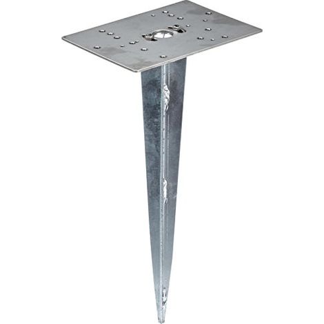 Accesorios de iluminación Trio Earth Spike 41×20 cm. Pica para instalación de exterior Terraza y jardín. Estilo moderno. Metal. Color níquel mate