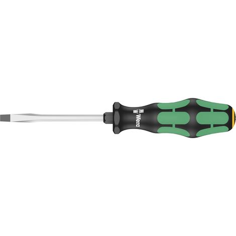 Tournevis pour vis à fente, 1.0 x 5.5 x 100 mm, Noir/vert (1/5)