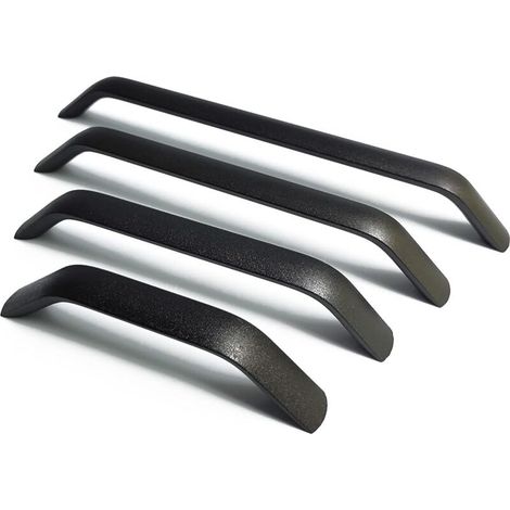 UlisemPoignées et boutons de tiroir Cuisine Armoire Porte Poignées Placard Tiroir Chambre Meubles Tirer Entraxe noir 2pcs 96mm (1/4)