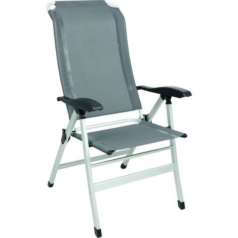 Poltrona in alluminio Confort Maxi Grigio Antracite - Midland